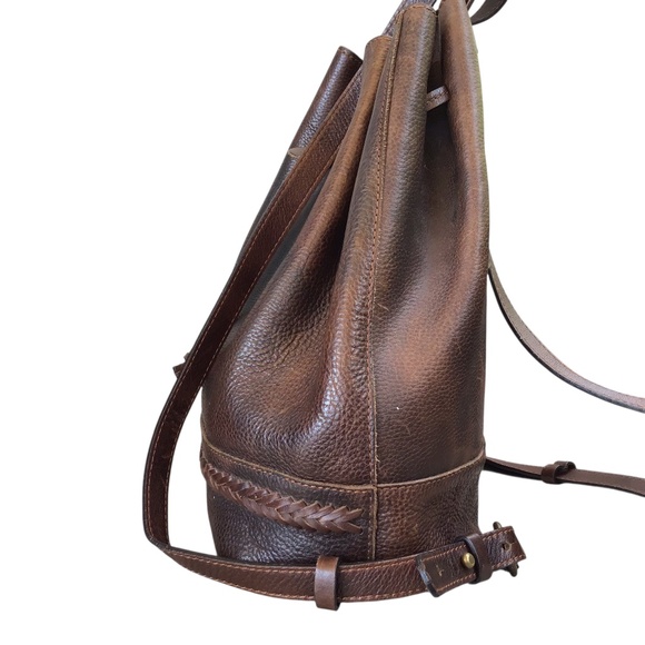 PIKOLINOS Brown Leather Backpack - Picture 7 of 16